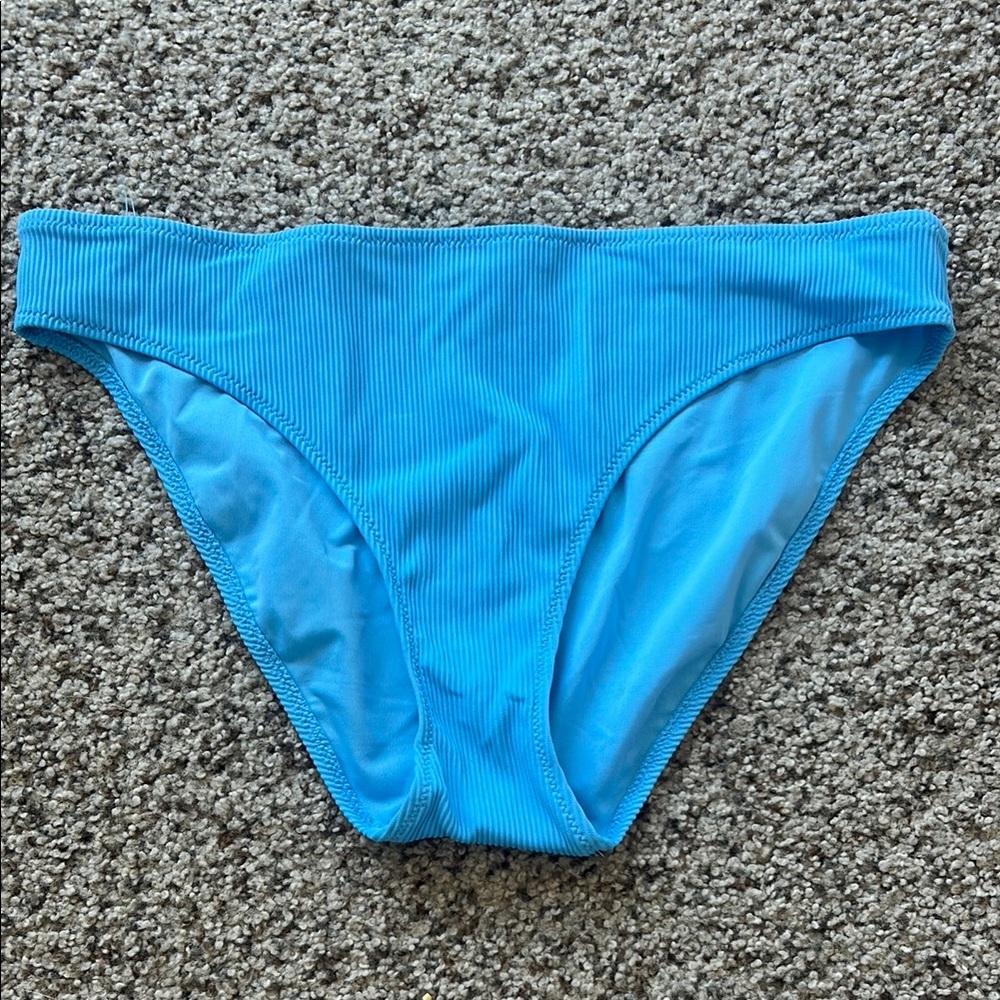 Aerie Blue Bikini Swim Bottom Classic Cut